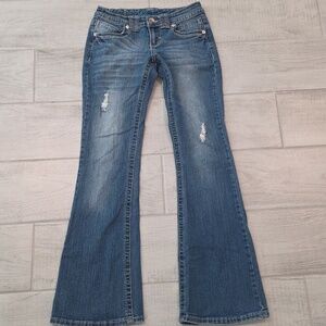 Ariya Jeans Women's Size 5 Bootcut Stretch Distressed